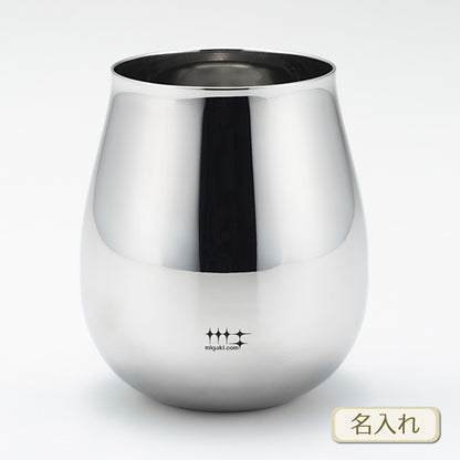 磨き屋シンジケート | ワインタンブラー430ml | 名入れ メッセージ 名前入り