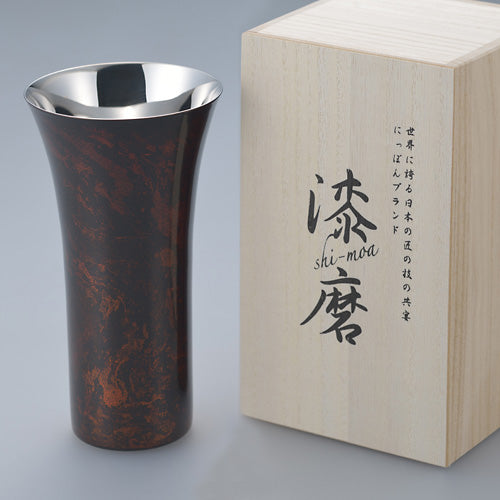 匠の技のコラボ 漆磨 シーマ | シングルカップL 黒漆流し