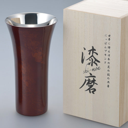 匠の技のコラボ 漆磨 シーマ | シングルカップL 赤漆流し