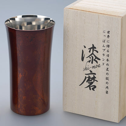 匠の技のコラボ 漆磨 シーマ | シングルカップS 赤漆流し