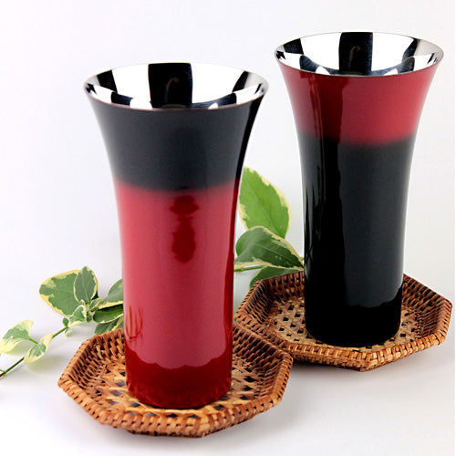 匠の技のコラボ 漆磨 シーマ | カップ シングルL 伝統工芸士 荒川文彦作 | 黒彩 | ネーム入