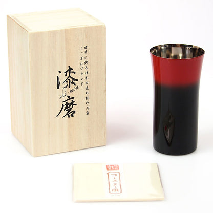 匠の技のコラボ 漆磨 シーマ | カップ シングルS 伝統工芸士作 | 黒彩