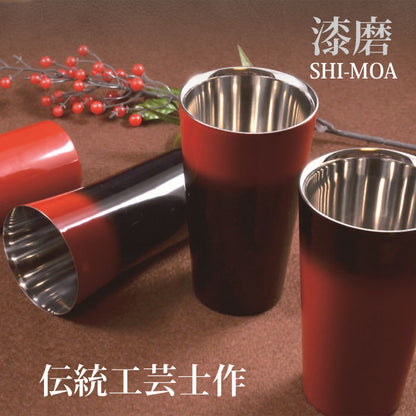 匠の技のコラボ 漆磨 シーマ | カップ シングルＬ 赤 金箔華切り回し 伝統工芸士作