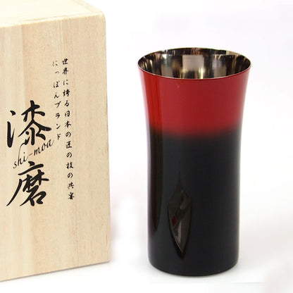 匠の技のコラボ 漆磨 シーマ | カップ シングルS 伝統工芸士作 | 黒彩