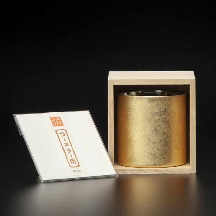 匠の技のコラボ 漆磨 シーマ | 箔衣 ２重構造 ロックカップ ストレート | 名入れ