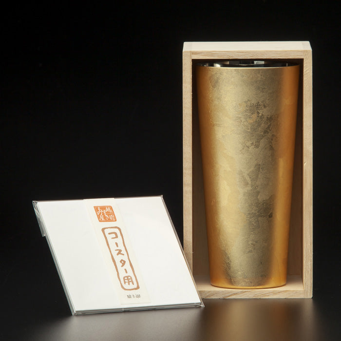 匠の技のコラボ 漆磨 シーマ | 箔衣 ２重構造 ピルスナーカップ