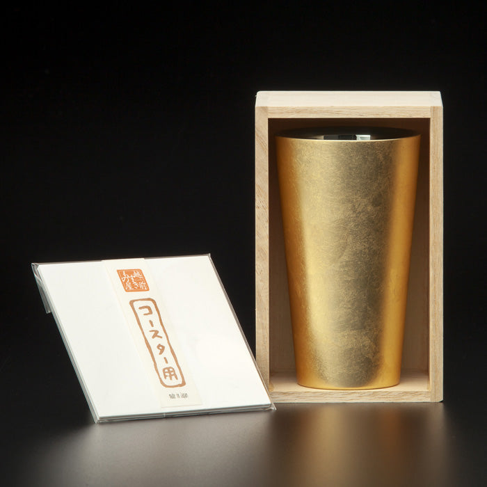 匠の技のコラボ 漆磨 シーマ | 箔衣 ２重構造 ストレートカップ