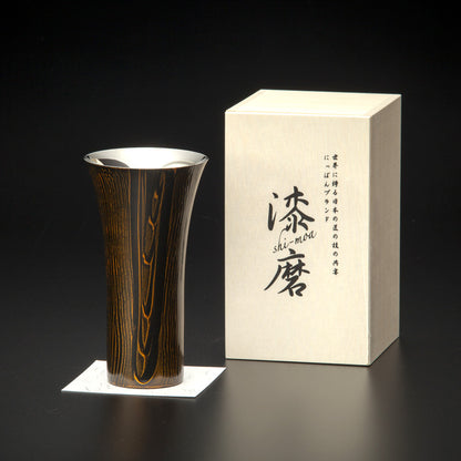 匠の技のコラボ 漆磨 シーマ | 和然檀 シングルカップ L 黒