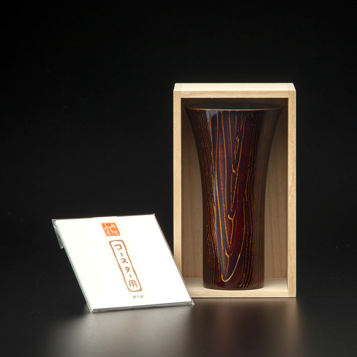 匠の技のコラボ 漆磨 シーマ | 和然檀 シングルカップ L 赤