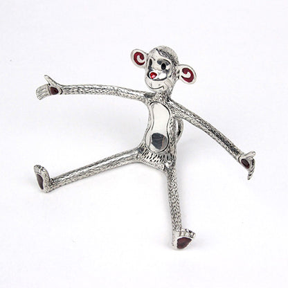 ( Loyfar ロイファー / ハンドクラフト / ピューター ) カードホルダー / モンキー