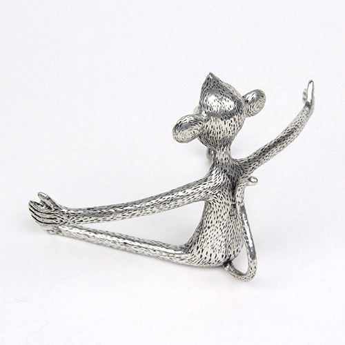 ( Loyfar ロイファー / ハンドクラフト / ピューター ) カードホルダー / モンキー