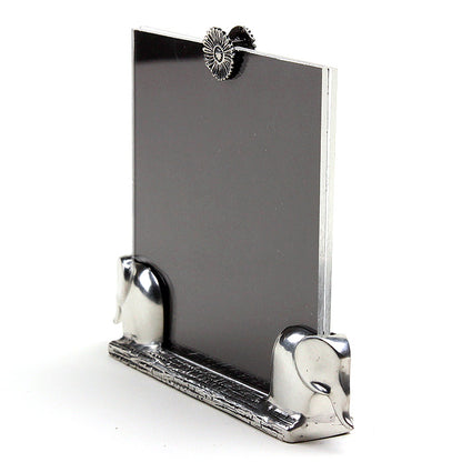 ( Loyfar ロイファー / ハンドクラフト / ピューター ) フォトフレーム / ぞう ( Ｍ )