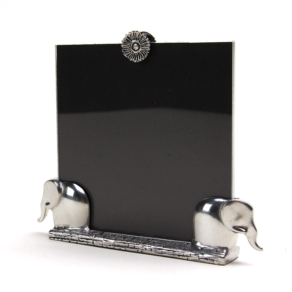 ( Loyfar ロイファー / ハンドクラフト / ピューター ) フォトフレーム / ぞう ( Ｍ )