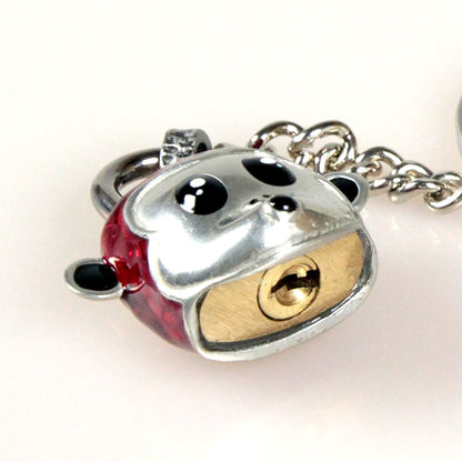 ( Loyfar ロイファー / ハンドクラフト / ピューター ) パドロック＆キーホルダー / モンキー