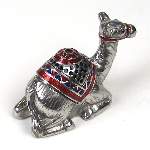 ( Loyfar ロイファー / ハンドクラフト / ピューター ) 小物入れ / らくだ ( レッド )