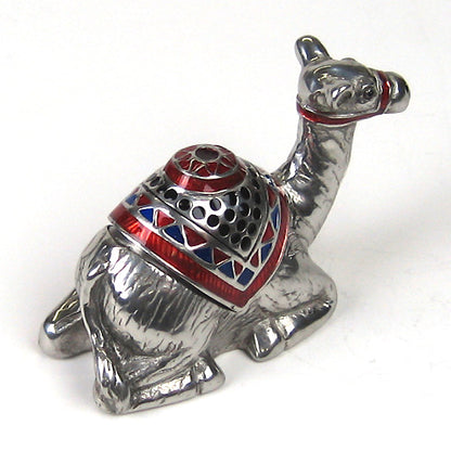 ( Loyfar ロイファー / ハンドクラフト / ピューター ) 小物入れ / らくだ ( レッド )