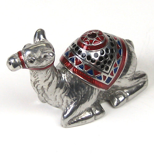 ( Loyfar ロイファー / ハンドクラフト / ピューター ) 小物入れ / らくだ ( レッド )