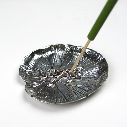 ( Loyfar ロイファー / ハンドクラフト / ピューター ) お香立て / ヤモリ