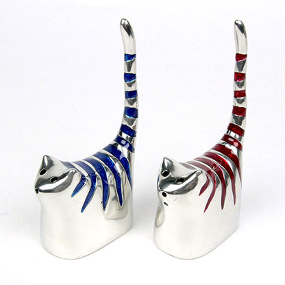 ( Loyfar ロイファー / ハンドクラフト / ピューター ) ソルト＆ペッパーセット / キャット