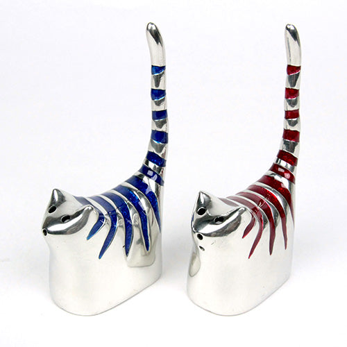 ( Loyfar ロイファー / ハンドクラフト / ピューター ) ソルト＆ペッパーセット / キャット