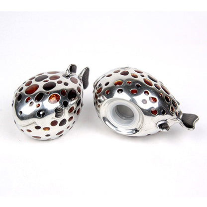 ( Loyfar ロイファー / ハンドクラフト / ピューター ) ソルト＆ペッパーセット / ふぐ