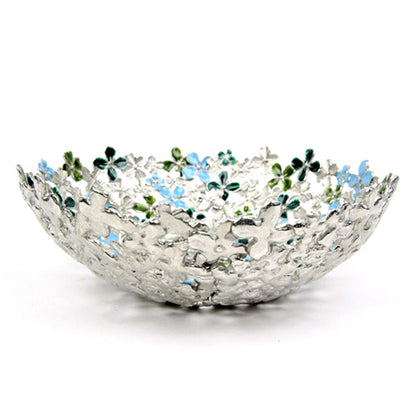 ( Loyfar ロイファー / ハンドクラフト / ピューター ) ボウル / フラワー牡丹 ( グリーン )