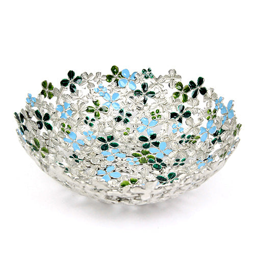 ( Loyfar ロイファー / ハンドクラフト / ピューター ) ボウル / フラワー牡丹 ( グリーン )