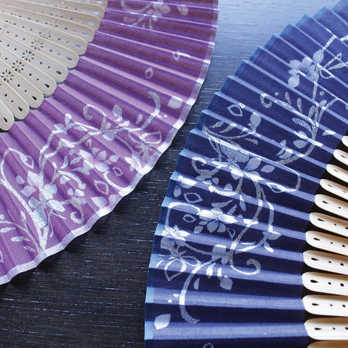 ( 舞扇堂 ) 高級扇子 / harmony ( 女性向き / 桐箱入りギフトセット )