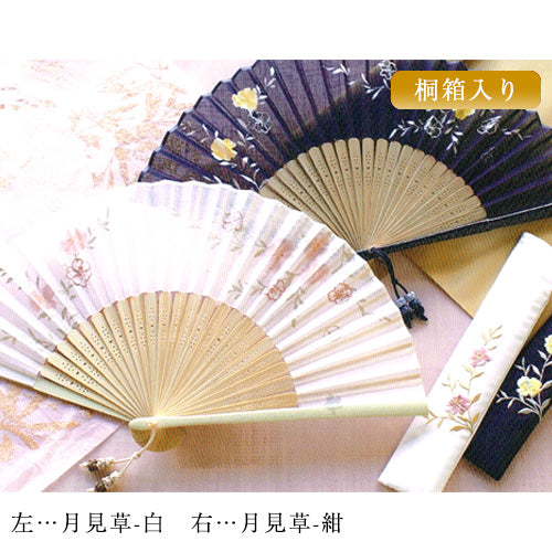 ( 舞扇堂 ) 高級扇子 / femmina ( 女性向き / 桐箱入りギフトセット )