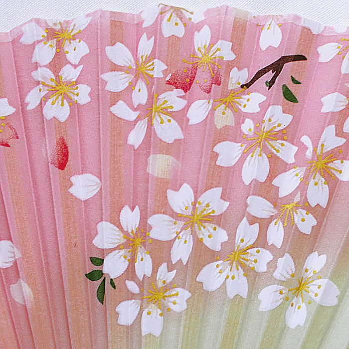 ( 舞扇堂 ) 絹桜 ( 女性向き / 紙箱入ギフトセット )