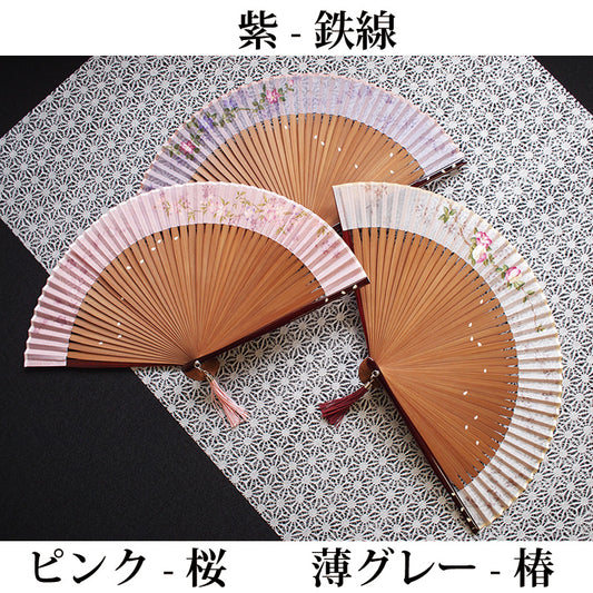 ( 舞扇堂 ) 手描き春麗 ( 女性向き / 桐箱入りギフトセット )