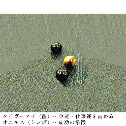 ( 舞扇堂 ) 高級扇子 / 好運の黒扇子 ( 男性向き / 桐箱入りギフトセット )