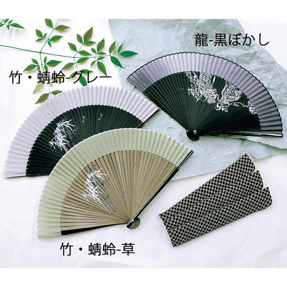 ( 舞扇堂 ) 竹龍 ( 男性向き / 紙箱入ギフトセット )