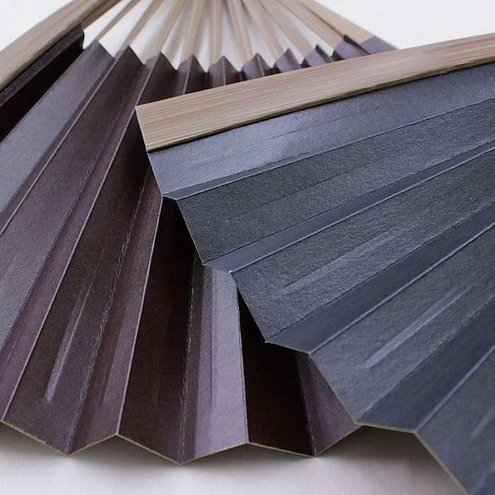 ( 舞扇堂 ) 大渋扇 ( 男性向き / 桐箱入ギフトセット )