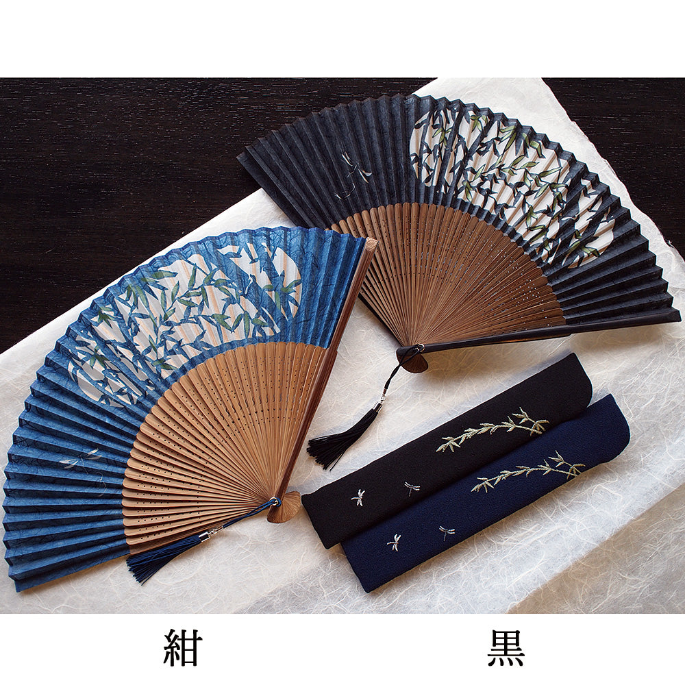 ( 舞扇堂 ) 切絵 颯 ( 男性向き / 桐箱入りギフトセット )