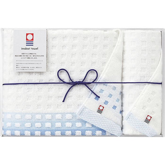 ( 今治タオル ) 蒼海 / バスタオル＆ウォッシュタオル ( 662-0304r )