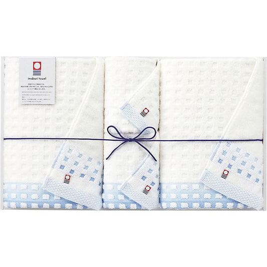 ( 今治タオル ) 蒼海 / バスタオル2P＆ウォッシュタオル2P ( 662-0307r )