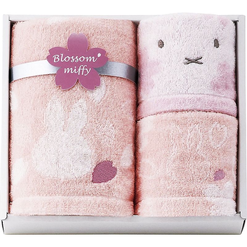 ( ミッフィー / ブロッサムミッフィー ) フェイスタオル&ウォッシュタオル2P