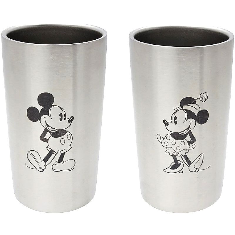 ( ディズニー / ミッキー＆ミニー ) ステンレス真空タンブラー300mlペアセット
