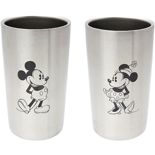 ( ディズニー / ミッキー＆ミニー ) ステンレス真空タンブラー300mlペアセット