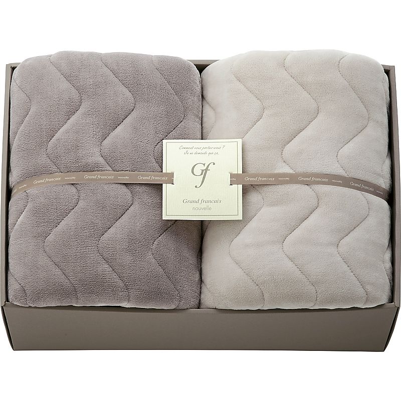 ( グランフランセ ヌーベル ) 吸湿発熱綿入りハイソフトタッチ敷パット2Ｐ