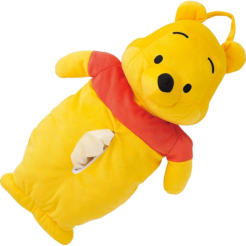 ( くまのプーさん / キュートふわふわ/プー ) ティッシュボックスカバー ( 662-3818p )