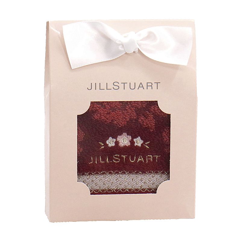 ( ジル スチュアート / ボンボネ ) タオルハンカチ ( レッド ) ( 662-3991p )