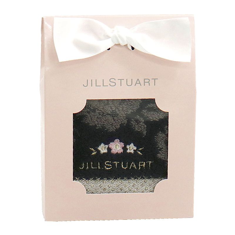 ( ジル スチュアート / ボンボネ ) タオルハンカチ ( ブラック ) ( 662-3992p )