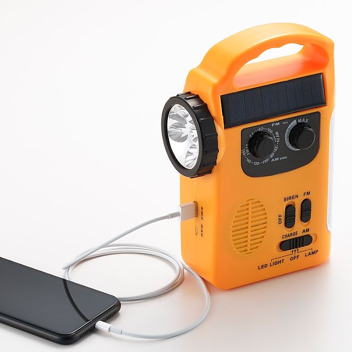 ( エレット ) 3WAY 充電ラジオライト ( 662-4261p )