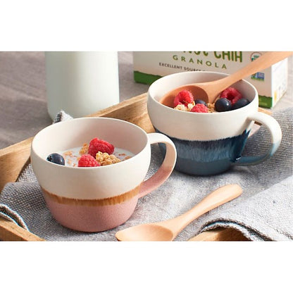 なごむ ペアマルチカップ（スプーン付） ( 662-4327p )