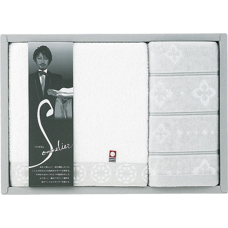 ( タオルソムリエの選択 ) バスタオル＆フェイスタオル2P ( 662-4650p )