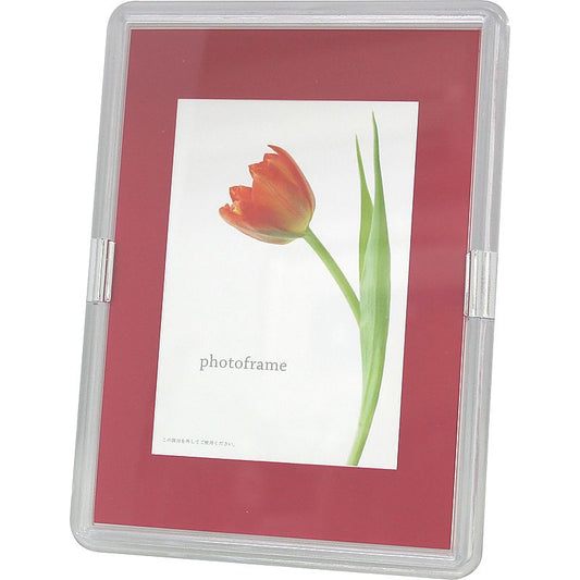 カラーフォトフレーム ( レッド ) ( 662-4937p )