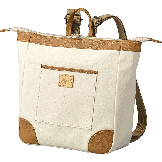 ( HaL / 倉敷産帆布×姫路レザー ) スクエアリュック ( 662-5014p )