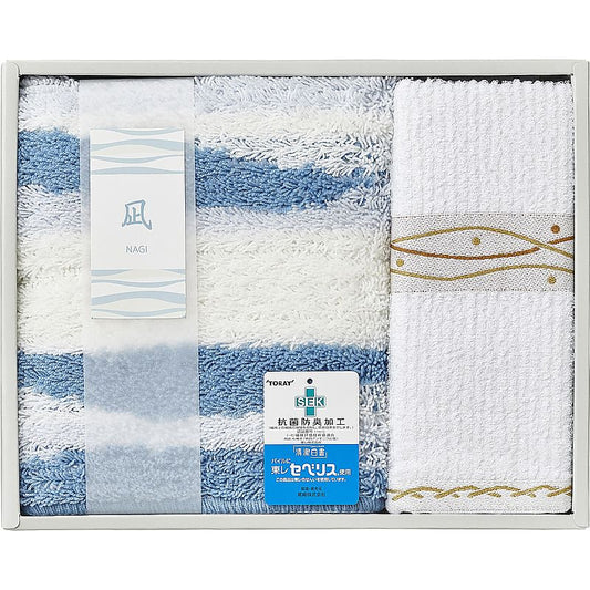 ( 凪 ) バスマットS＆フェイスタオル ( 662-5520p )